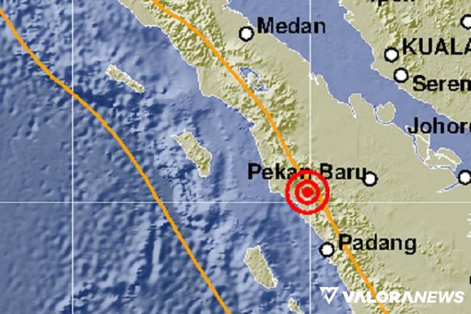Gempabumi Tektonik 4,5 SR di Segmen Angkola Kembali Bergerak di Talu