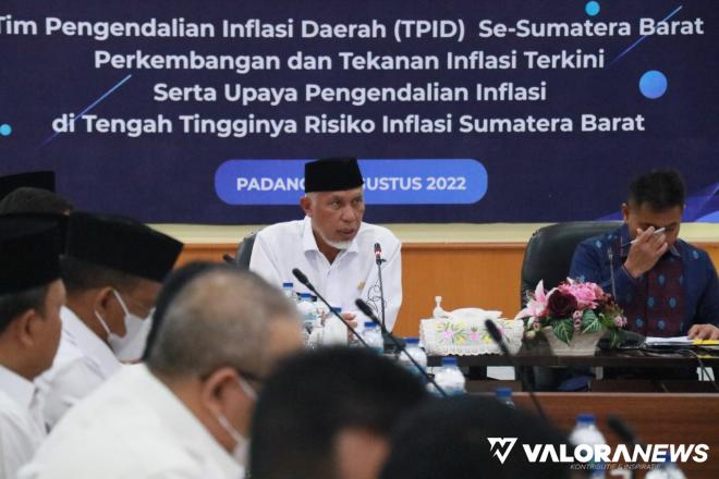 Ini Tiga Saran Mahyeldi untuk Atasi Inflasi Sumatera Barat