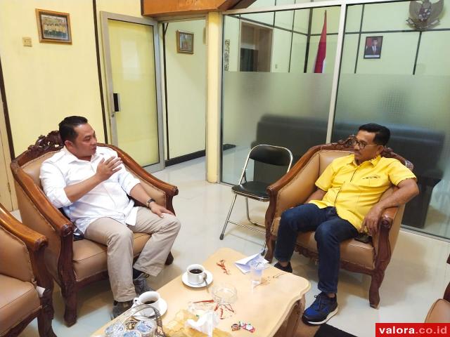 Suherman Temui Ketua Partai Golkar Sumbar Jelang Lanjutan Pemilihan Serentak Ditabuh