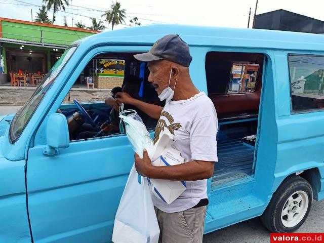 LPM Kampung Lapai Bagikan 3000 Masker