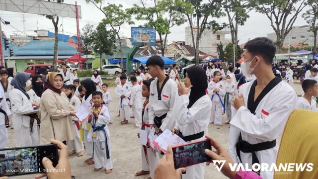 Taekwondoin Dojang Kodim Sapu Bersih Medali Kelas Poomsae