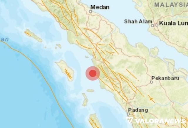 Gempa Bumi Magnitudo 6,4 SR Goyang Malam ke-13 Ramadhan Kota Padang