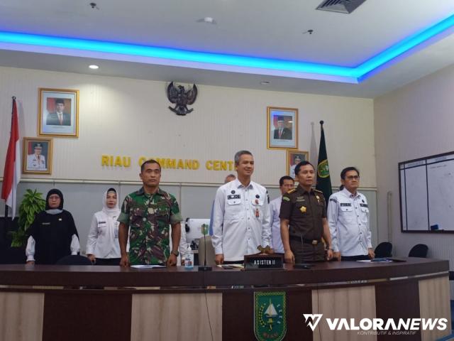 Gubernur Riau Ikuti Rakor Pengendalian Inflasi, Ini Arahan Mendagri