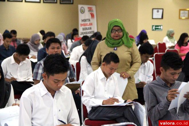 Ujian Psikotes Calon Non PNS M Djamil Jumat Siang