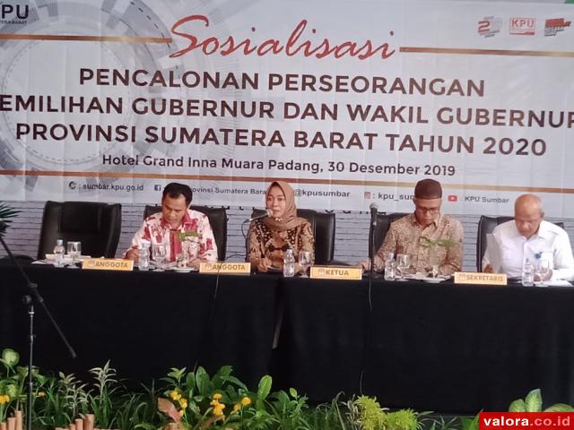 Ini Syarat Dukungan Minimal Calon Perseorangan di Pilgub Sumbar