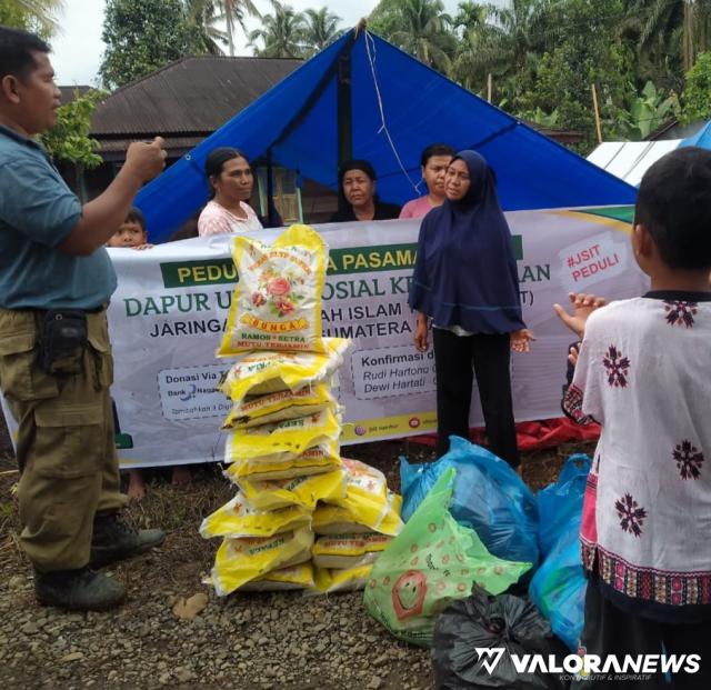 Lazis Darul Hikmah Pasaman Barat Distribusikan Paket Sembako ke Korban Gempa