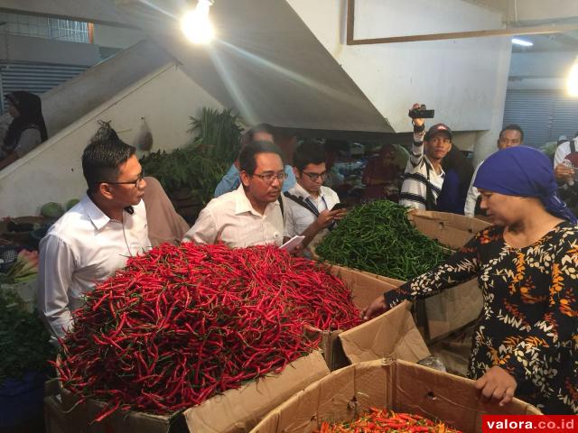 KPPU Perwakilan Medan Sidak Sembako di Pasar Raya Padang