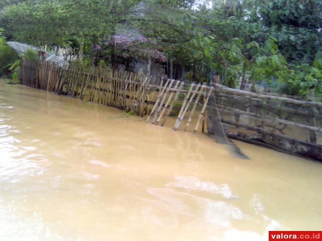 Banjir Air Haji, Kapolsek: Lima Rumah Terendam