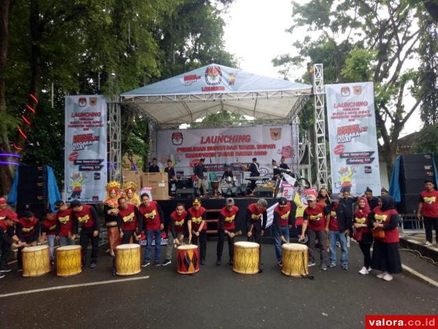 Pukulan Gendang Tandai Peluncuran Pemilihan Serentak di Tanahdatar