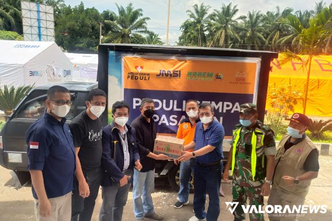 JMSI Gandeng Artha Graha Peduli, SPR Plaza dan Korem WBR Bantu Korban Gempa