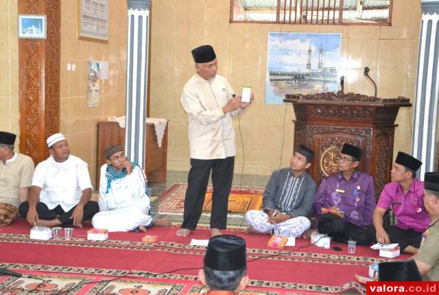 Mahyeldi Kenalkan Aplikasi IQR ke Jemaah Masjid Al Ikhwan