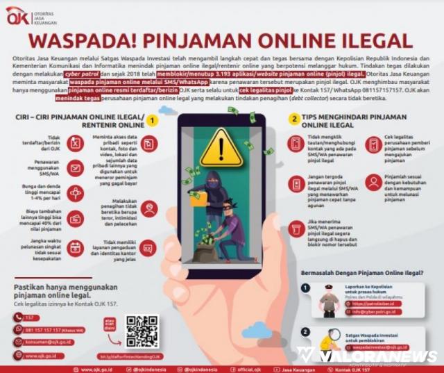 Satgas Waspada Investasi Tutup 116 Pinjol Ilegal