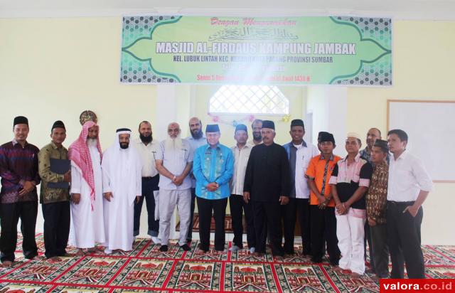 WAMY Wujudkan Masjid Al-Firdaus untuk Warga Kampung Jambak