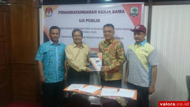 FISIP Unand akan Gelar Uji Publik Rancangan Dapil Pemilu 2019 Kota Padang