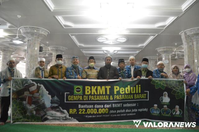 BKMT Sumbar Gelar Wirid Bulanan di Padang Panjang, Donasi untuk Korban Gempa Diserahkan