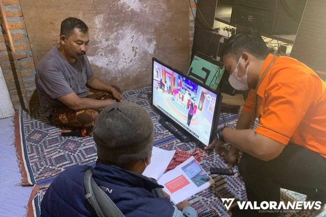 Pos Indonesia Distribusikan Bantuan STB dari Kemkominfo ke Warga Padang Panjang