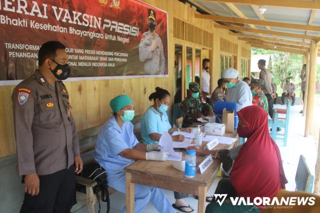 Polres Mentawai Gelar Vaksinasi Presisi di Ponpes Hidayatullah