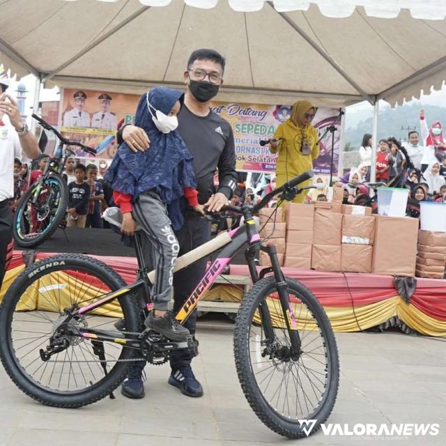Peringatan Haornas di Solok Selatan, 3 Sepeda Gunung jadi Door Prize Fun Bike