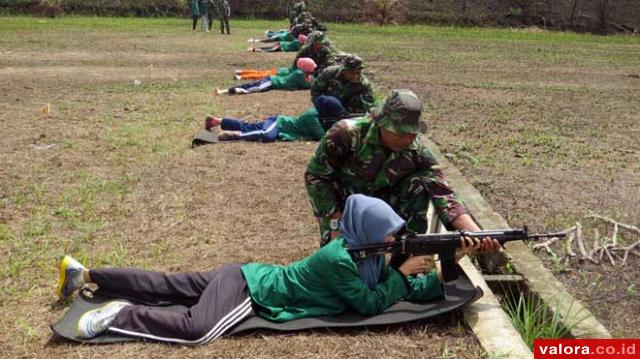 Warga Batu Hampa Ikuti Pelatihan Bela Negara