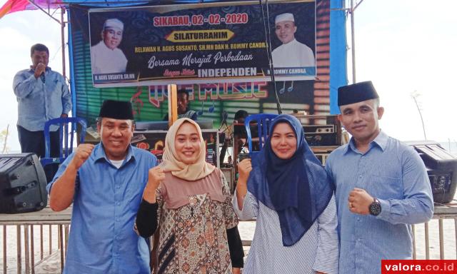 Agus Susanto-Rommy Candra Kumpulkan Relawan di Pantai Sikabau