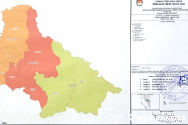 Infografis Dapil Pemilu 2024 di Kabupaten Sijunjung.