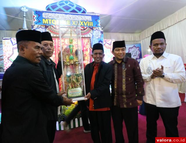 Kelurahan Pegambiran Juara Umum MTQ Lubeg