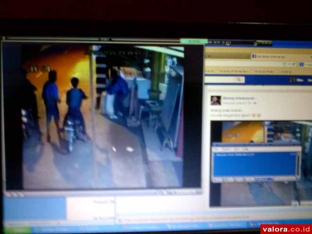 Empat Pencuri Padi Terekam CCTV