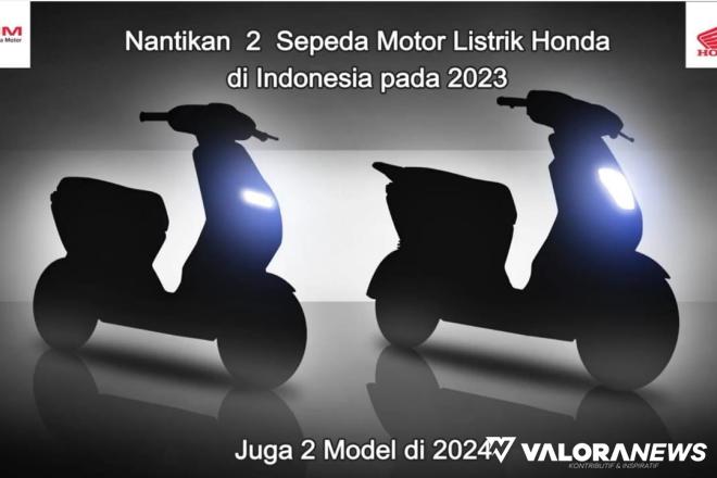 Honda Siap Luncurkan 2 Model Sepeda Motor Listrik Tahun Depan