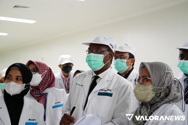 Delegasi Zimbabwe Kunjungi Fasilitas Produksi Bio Farma Pasteur Bandung