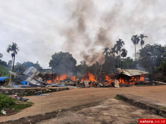 Lima Rumah Dimamah Api, Sepeda Motor dan 11 Mesin Timpek jadi Rongsokan