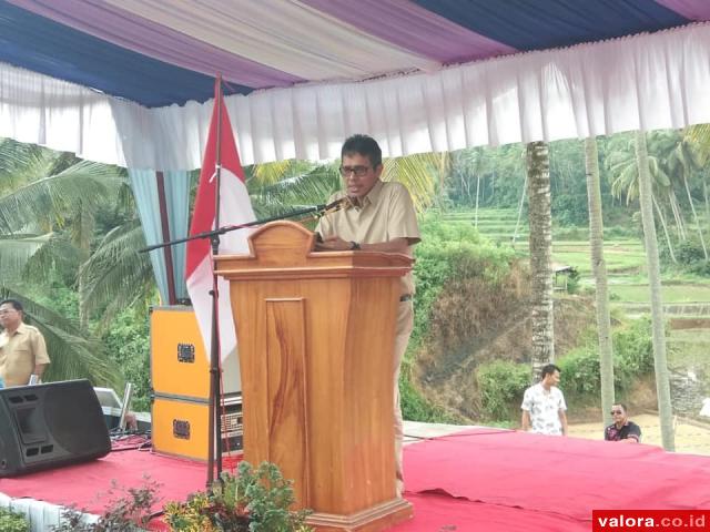 Gubernur Sumbar Resmikan Pompa Irigasi Tenaga Surya di Sawahlunto