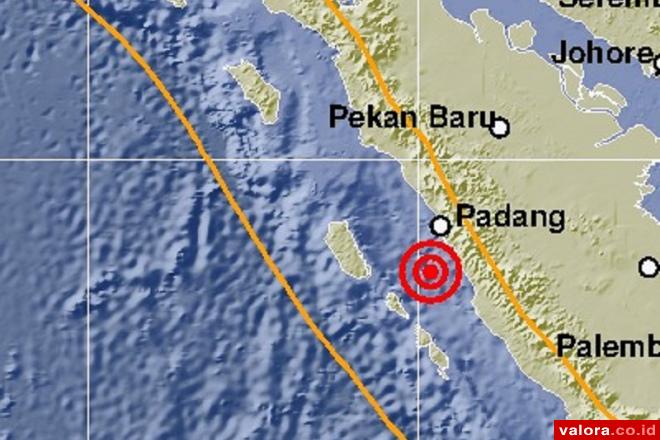 Gempabumi Tektonik 5,2 SR Menggoncang, Episenter di Laut Pessel