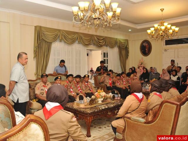 Nasrul Abit Lepas Pramuka SDN 04 Birugo ke Festival Penggalang Ceria 2019