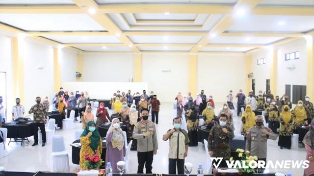 Kepsek dan Komite Sekolah Dicerahkan Soal Pentingnya Vaksinasi Covid19