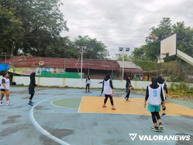 Jelang Kejurprov 2022, Tim Basket Putri Padang Gelar Eksebisi bersama Andromeda...