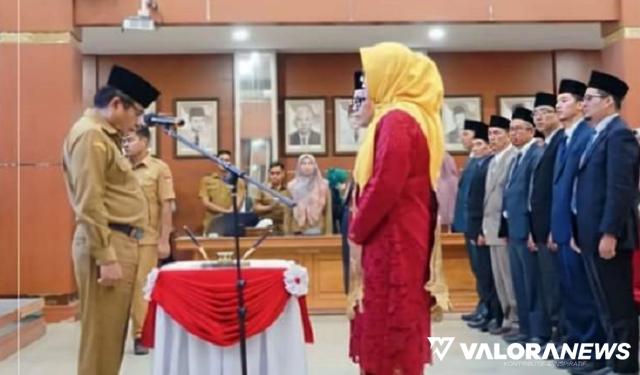 Sekda Bukittinggi Lantik 66 Pejabat Administrator