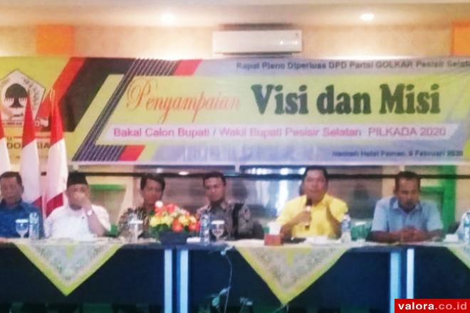 Penyampaian Visi Misi Calon Bupati: Ketua Partai, ASN, Anggota DPRD Hingga Tokoh Muda...