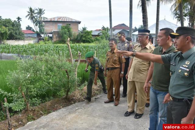 Pangdam I/BB Tinjau Demplot Bios 44 Kodim Padang