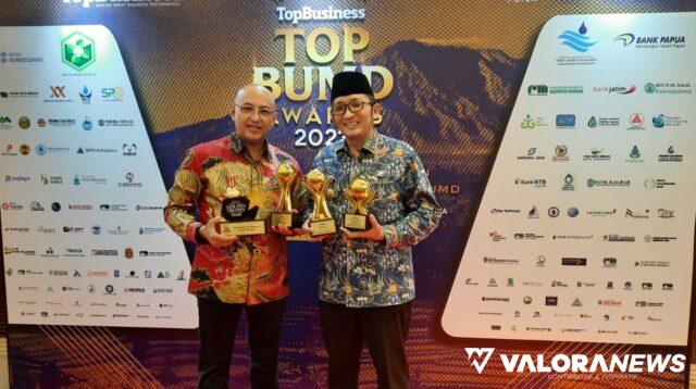 Liputan Khusus: Top BUMD Awards 2023, Perumda AM Kota Padang Borong Tiga Trophy