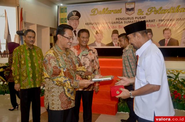 Gubernur Riau Kukuhkan Pengurus KKSB