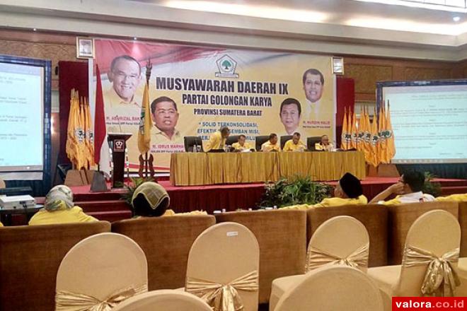 Duet Hendra dan Leonardy Pimpin Golkar Sumbar