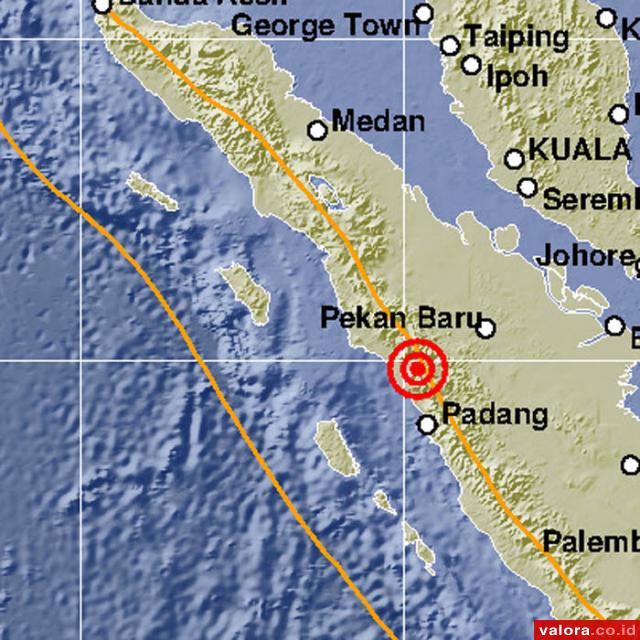 Sesar Sianok Bergerak, Agam Dihoyak Gempa 3,6 SR