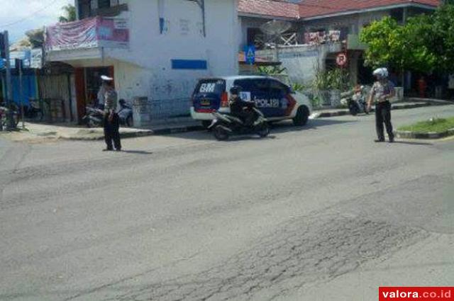 Sat Lantas Polres Pessel Antisipasi Macet di Pasar Pabukoaan