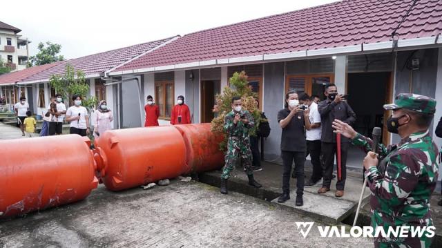 Pangdam I/BB Tinjau Isolasi Terpadu Covid19 di Kampung Nelayan