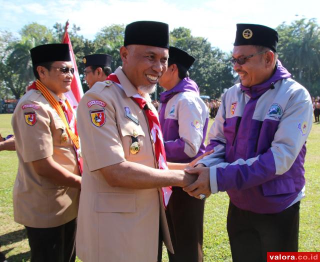 Ini Pesan Mahyeldi ke Pramuka Penggalang dan Penegak Tingkat Kota Padang