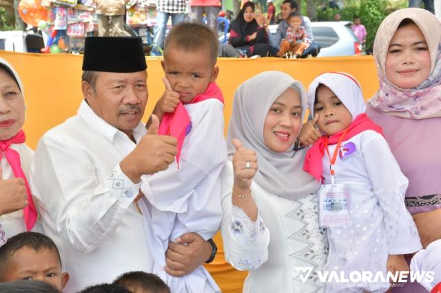 734 Anak PAUD Kecamatan Banuhampu Ikuti Peragaan Manasik Haji