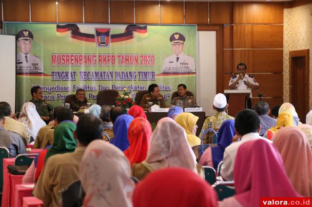 Musrenbang RKPD Padang Timur 2020, Dedi Henidal Ingatkan Progul Wali Kota 2019-2023