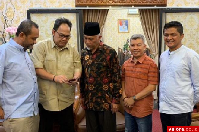 Direktur Bisnis Ritel BRI Syariah Dialog dengan Ketua MES Sumbar, Ini yang Dibicarakan