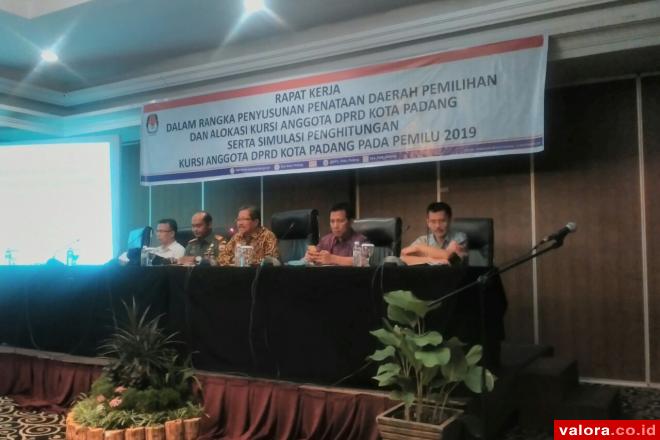 KPU Padang Wacanakan Penataan Ulang Dapil, Candra: Angka BPPd Berubah