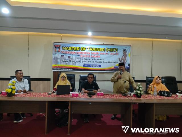 Wakil Ketua DPRD Padang Buka MoT Pesantren Ramadhan Tingkat Kecamatan Padang Selatan